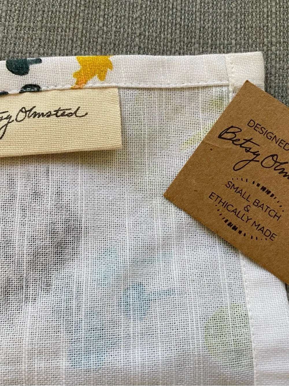 NWT Betsy Olmsted Hedgehog Dish Towel